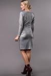 Платье Жаклин  цвет серебро (П-170-6)