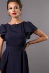 Платье Асимметрия цвет темно-синий  (П-50-6)
