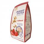 Без Глютена Хлопья овсяные с Клубникой 375г