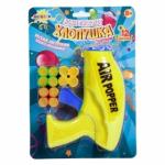 Altacto воздушный мини пистолет-хлопушка (в наборе 3 картриджа, 12 выст., серпантин, желтый)