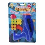 Altacto воздушный мини пистолет-хлопушка (в наборе 3 картриджа, 12 выст., серпантин, синий)