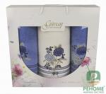 Набор полотенец махровых Гюрсан Турция, 22/302, Малина, 3 предмета 50*90 - 2 шт+70*140