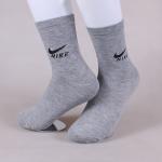 091 /1 Носки женские NK серый высокий
