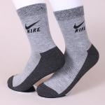 091 /1 Носки женские NK серый-серый высокие