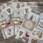 Набор полотенец из рогожки 3 шт 50/60 см 11470/1 Лапландия