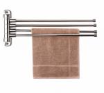 Вешалка для полотенец 4-х рожковая 47 см (хром)