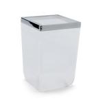 BIGA (прозрачный) Урна с крышкой 6 л, пластик
