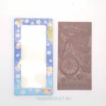 Шоколадная плитка "Ель с часами"