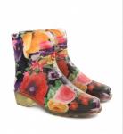 Сапоги женские с цв.эл.чул. из пр. пл. ПС5С