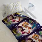 КПБ 1.5 поплин "Сказочный патруль" (70х70) рис. 16328-1/16329-1 Сказочная ночь