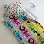 КПБ 1.5 поплин "Сказочный патруль" (70х70) рис. 16330-1/16331-1 Юные волшебницы