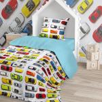 КПБ 1.5 бязь "Juno" (70х70) рис. 4613-1 Машинки