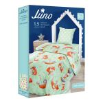 КПБ 1.5 бязь "Juno" (70х70) рис. 8972-1/8694-2 Лисята