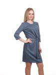 *ПЛАТЬЕ ПЛ340 СЕРО-СИНЕЕ