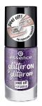 ЛАК ДЛЯ НОГТЕЙ GLITTER ON GLITTER OFF т.04 фиолетовый