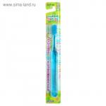 "EBISU" Зубная щетка (для детей от 3-х лет. С комбинированным ворсом и прорезиненной ручкой. Средней жесткости), 1/360