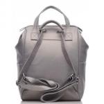Кожаный рюкзак-трансформер MAMMIS. Пепельный