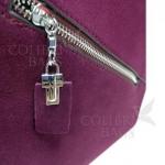 Рюкзак STELLAR ЗАМША-ЛАК. Ежевичный.