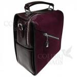 Рюкзак STELLAR ЗАМША-ЛАК. Ежевичный.