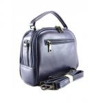 Женская кожаная сумка BIANKA ЗАМША. ТЕМНО-СИНИЙ.