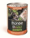 Monge Dog BWild GRAIN FREE Puppy&Junior беззерновые консервы из утки с тыквой и кабачками для щенков всех пород 400г