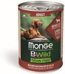Monge Dog BWild GRAIN FREE беззерновые консервы из ягненка с тыквой и кабачками для взрослых собак всех пород 400г