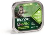 Monge Cat BWild GRAIN FREE беззерновые консервы из кабана с овощами для стерилизованных кошек 100г