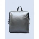 Кожаный рюкзак-трансформер GRANDY. Стальной