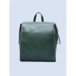 Кожаный рюкзак-трансформер GRANDY. Темно-зеленый