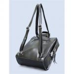 Кожаный рюкзак-трансформер GRANDY. Черный