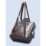 Кожаный рюкзак-трансформер GRANDY. Шоколад