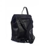 Кожаный рюкзак-трансформер INSULA. Черный