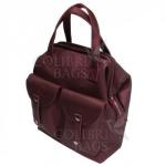 Кожаный рюкзак-трансформер MAMMIS SIGMA. Винный металлик