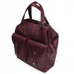 Кожаный рюкзак-трансформер MAMMIS SIGMA. Винный металлик