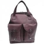 Кожаный рюкзак-трансформер MAMMIS SIGMA. Кофе жемчужный