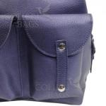 Кожаный рюкзак-трансформер MAMMIS SIGMA. Сапфир