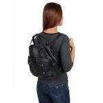 Кожаный рюкзак-трансформер MAMMIS SIGMA. Черный