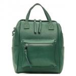 Кожаный рюкзак-трансформер MAMMIS. Изумруд