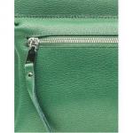 Кожаный рюкзак-трансформер MAMMIS. Изумруд