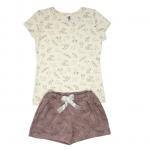 Костюм женский (футболка и шорты) Sova & Javoronok, Кошки