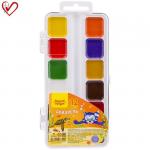 Акварель Мульти-Пульти "Енот в Красном море", медовая, 12  цветов, без кисти, пластик, европодвес, АП_10705