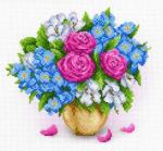 "Букет обольщения" Рисунок на канве 30х40см