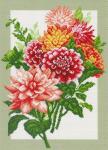 "Георгины" Набор для вышивания крестом