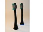 Комплект насадок средней жесткости к зубной щетке HSD-010 (2 шт), ширина активной зоны щетины 18мм, цвет черный, упаковка блистер