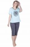Пижама «Бархат» П-174 кулирка (44-62)
