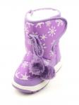 P11-21 PURPLE Ботинки детские зимние (искусственные материалы, искусственный мех)