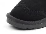17103-1 BLACK Угги детские (натуральная замша, искусственный мех)
