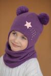 Шапочка трикотажная с завязками