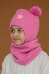Шапочка трикотажная с завязками