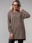 Туника цвет кофе раф  с люрексом (П-242-3)